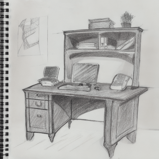 Pencil sketch image used as a style reference